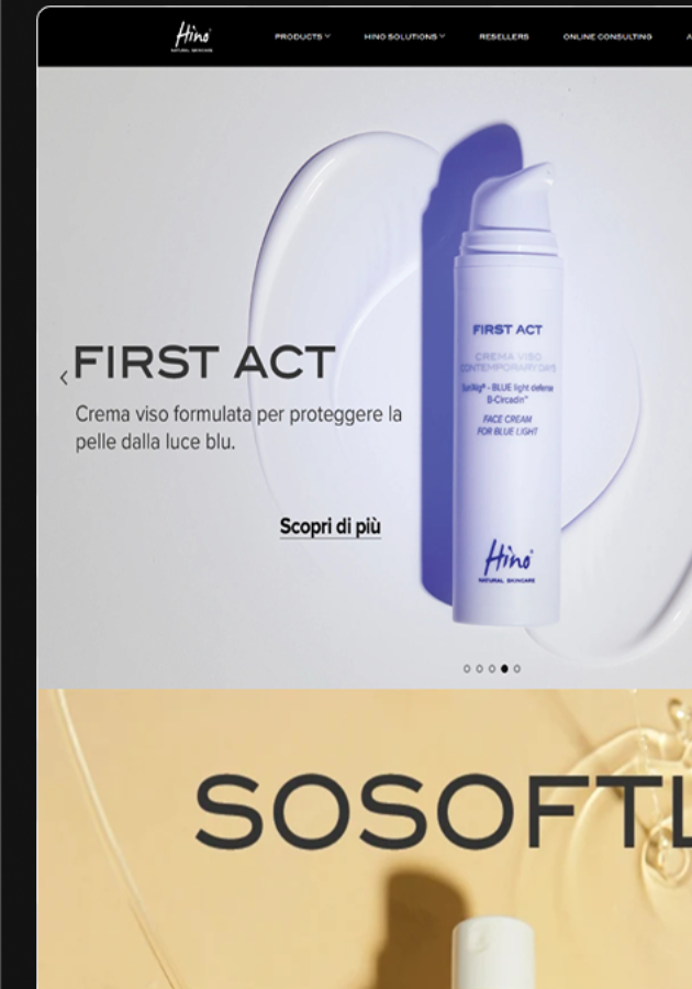 Hino Skincare project preview