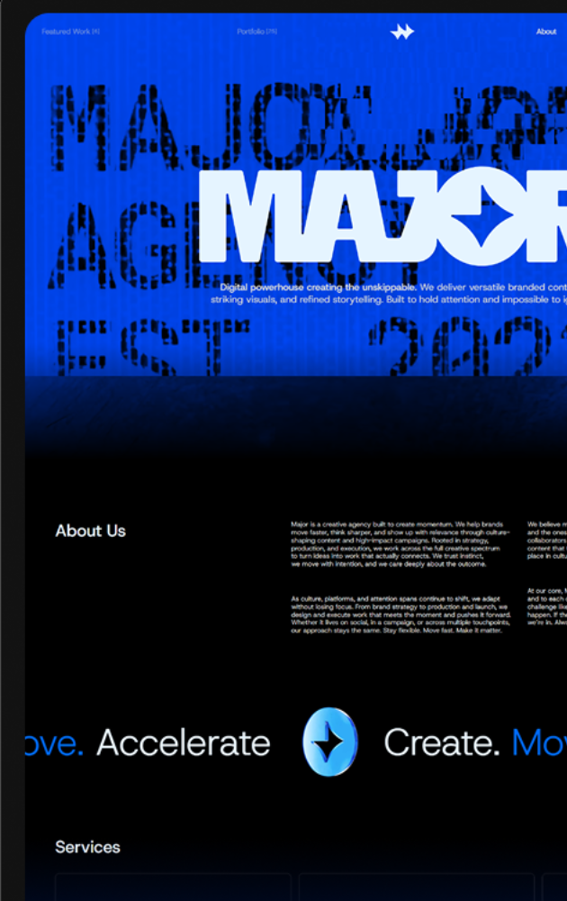 Major project preview
