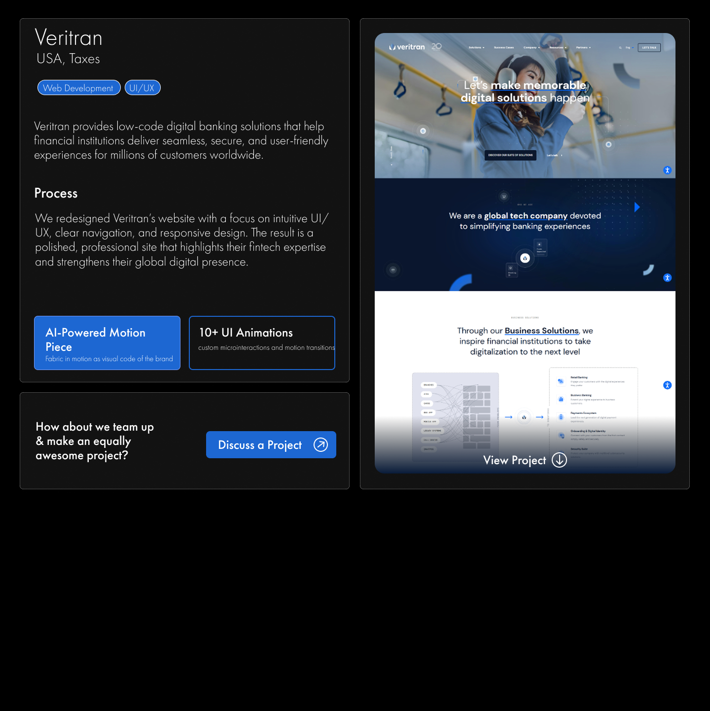 Veritran case study preview