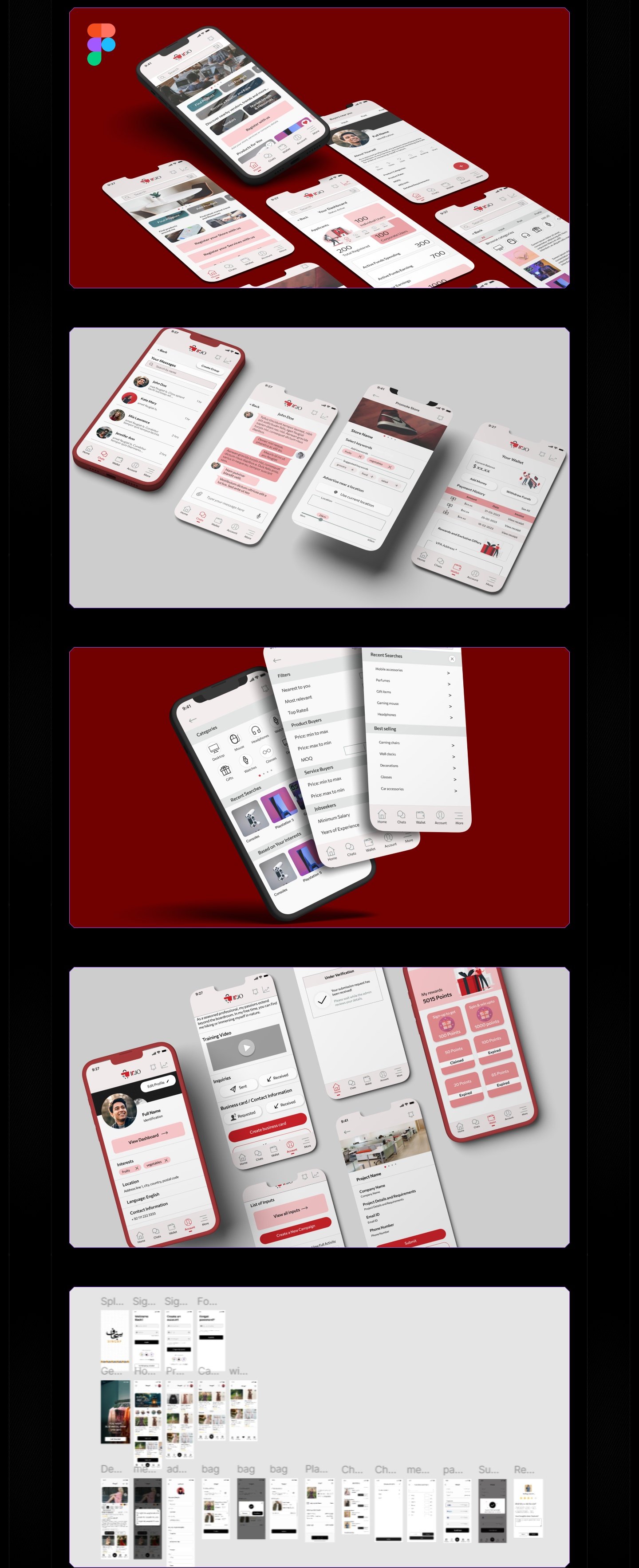 Singaf App UI Design