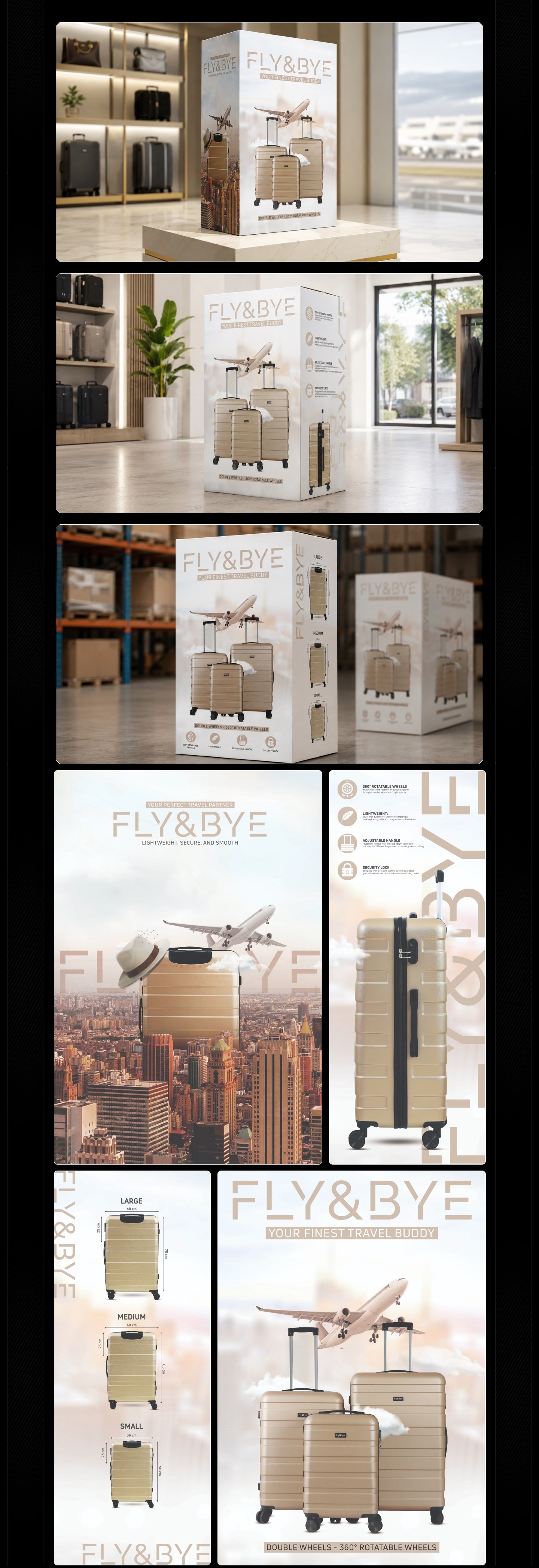 Fly & Bye Packaging Design