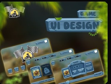 Beach Buggy Racing Game UI Design