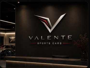 Valente Sports Cars Logo Design